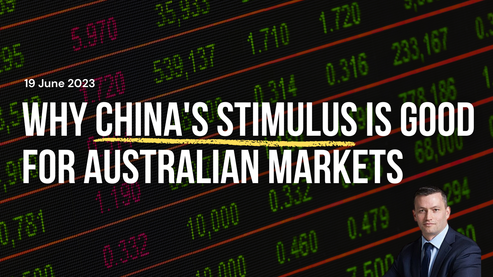 10. china's stimulus is good for australian markets