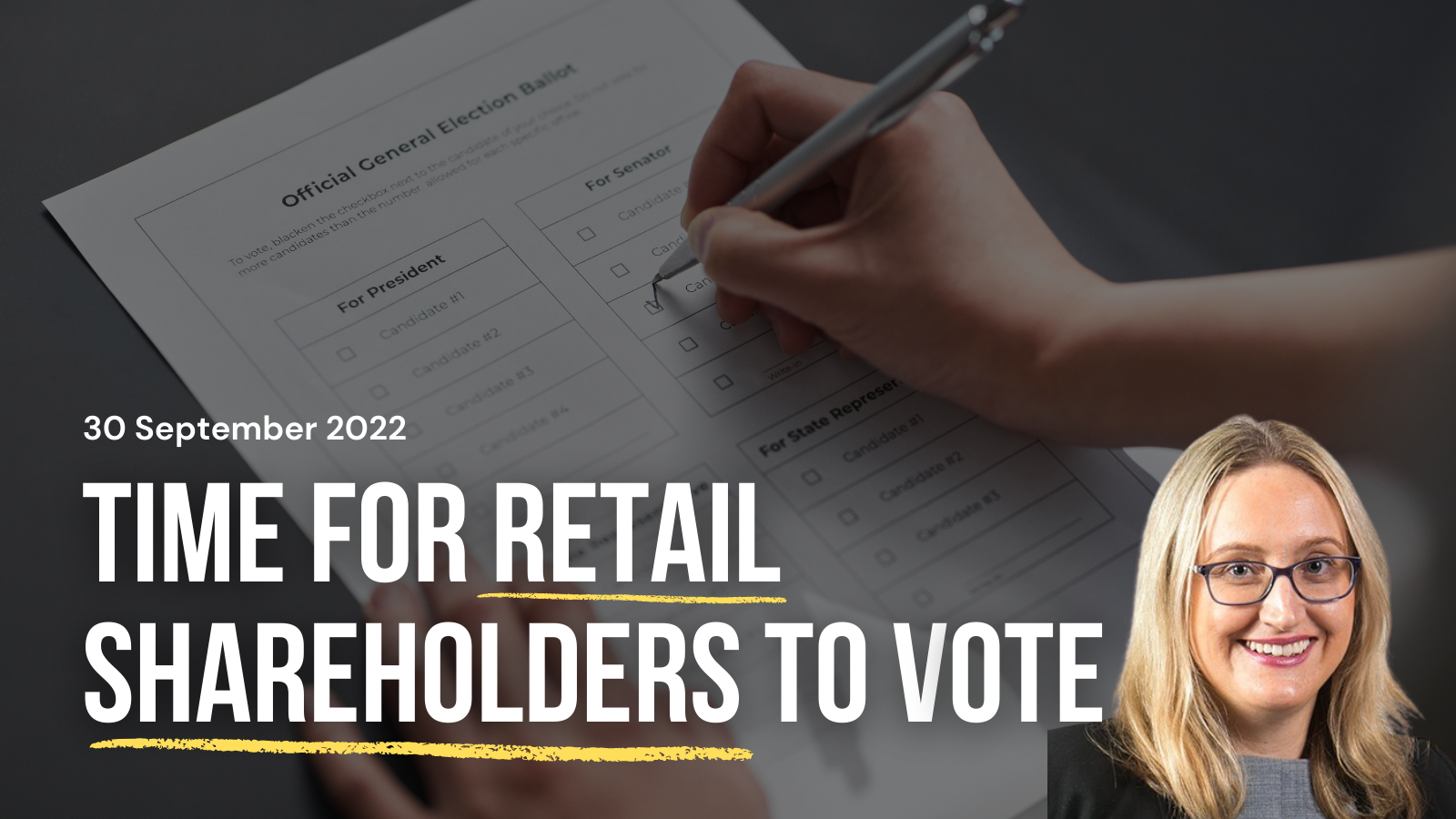 50. time for retail shareholders to vote