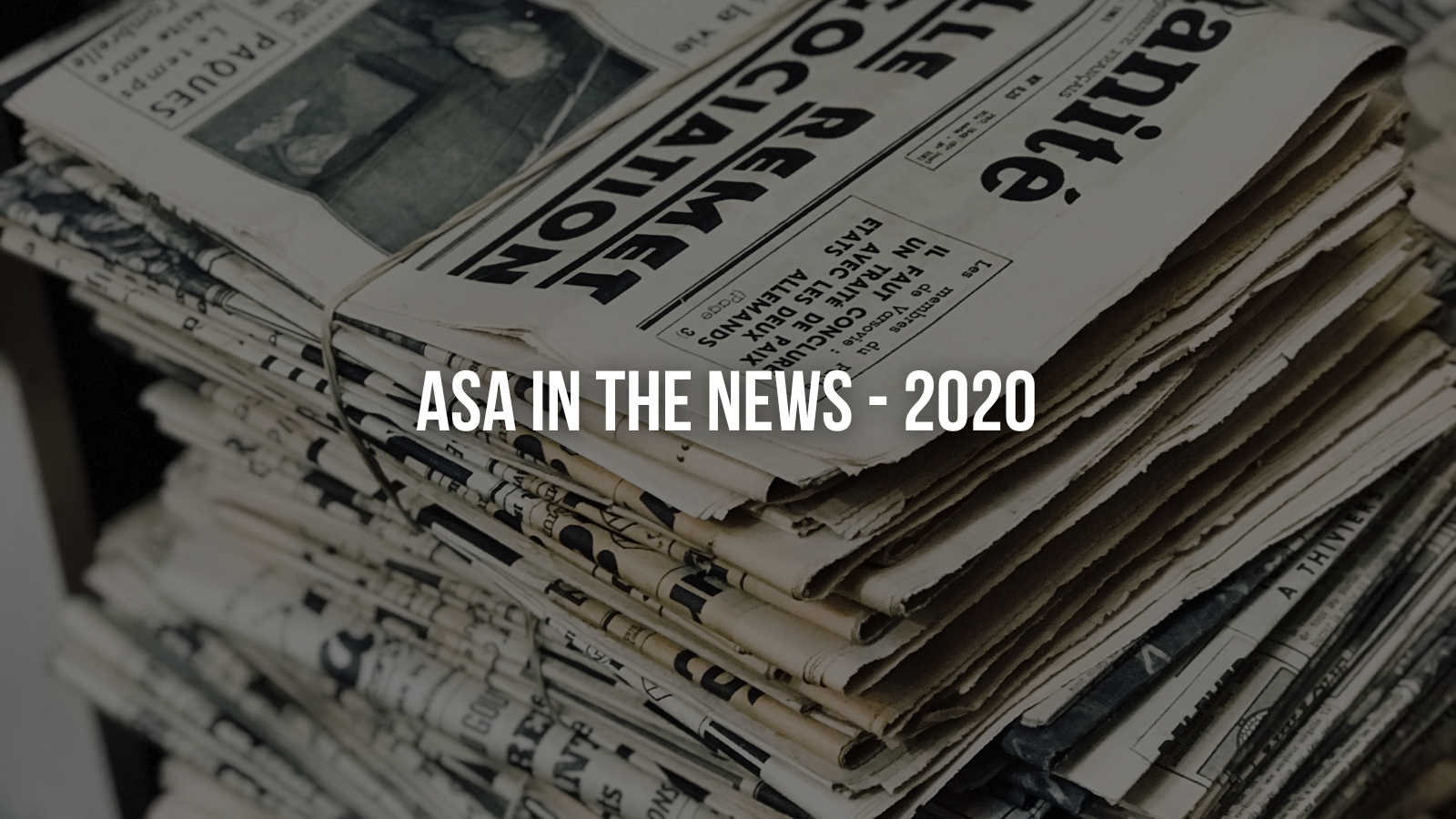 ASA in the News - 2022