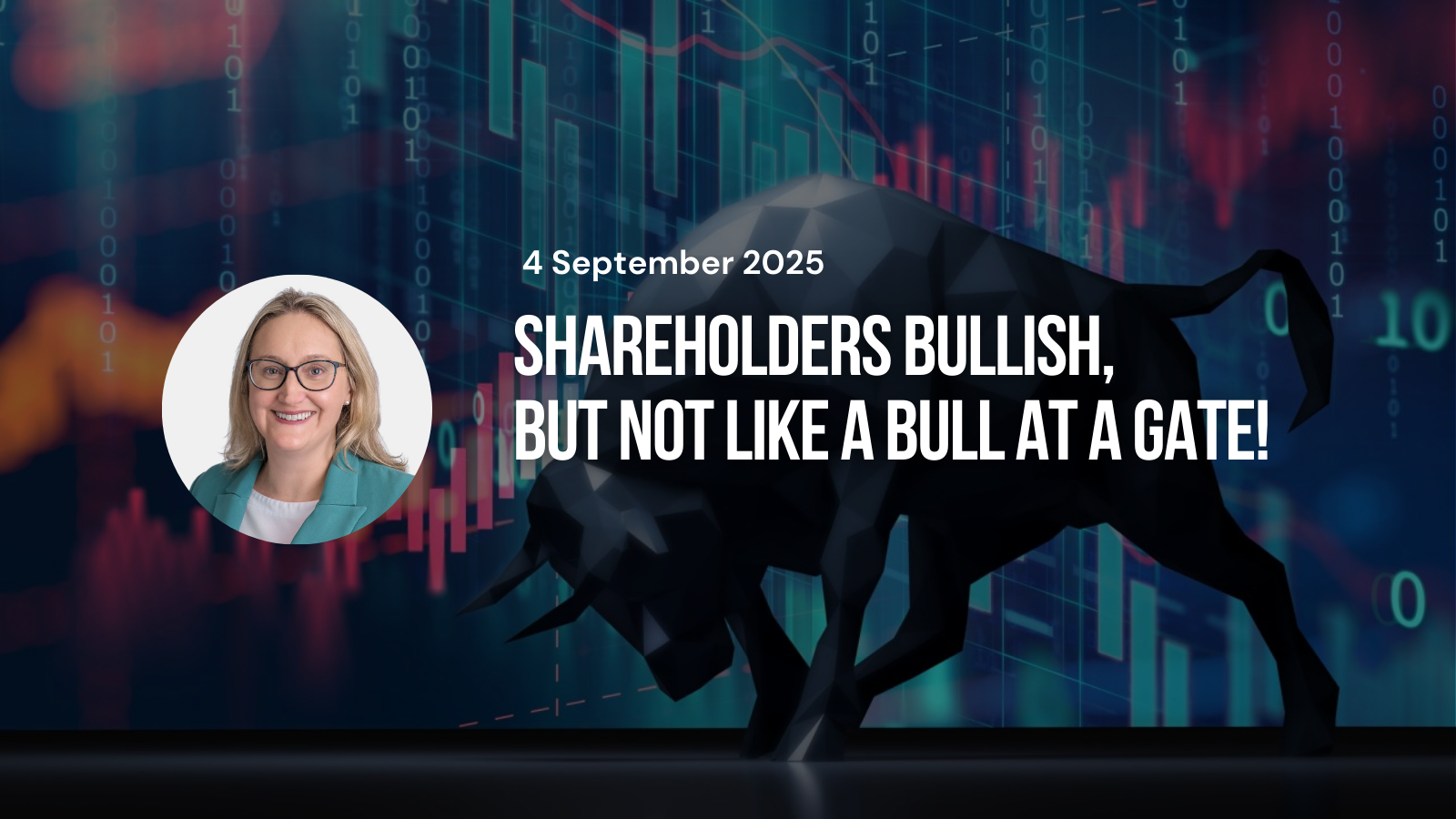 Shareholders bullish, but not like a bull at a gate! Shareholders bullish, but not like a bull at a gate!